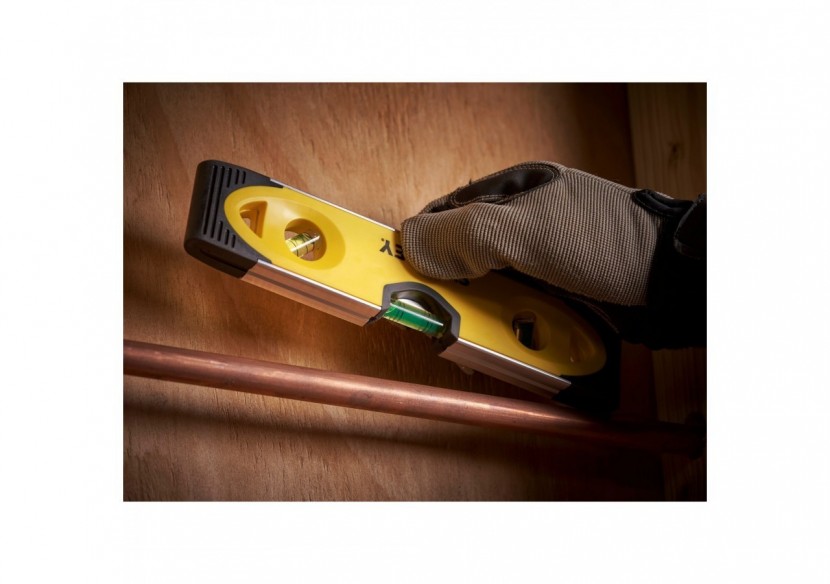 NIVEAU TORPEDO BIMATIERE MAGNETIQUE 25CM - 0-43-511 - Stanley