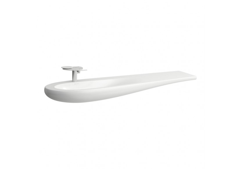 Lavabo mural ou à poser sur meuble Alessi one Blanc LCC 1600 x 500 x 140 mm - H8149714001041 - Laufen