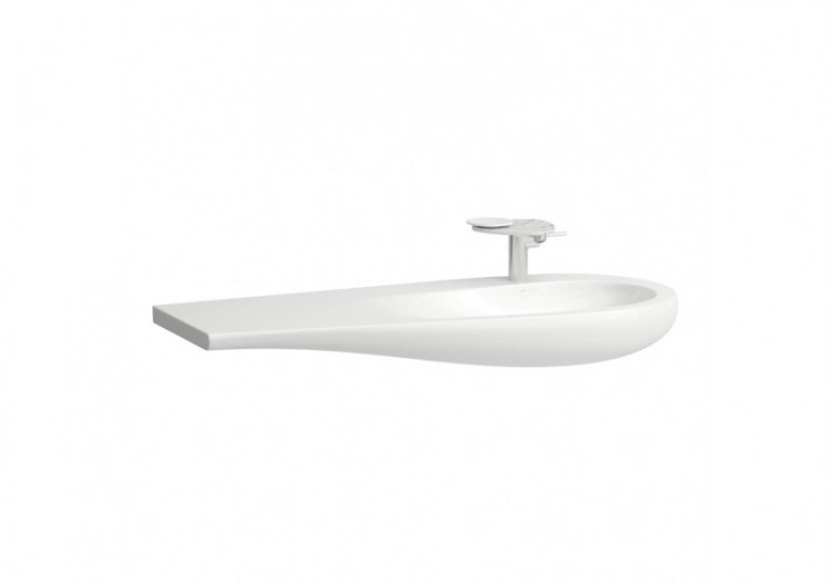 Lavabo mural ou à poser sur meuble Alessi one Blanc LCC 1200 x 500 x 140 mm - H8149744001041 - Laufen
