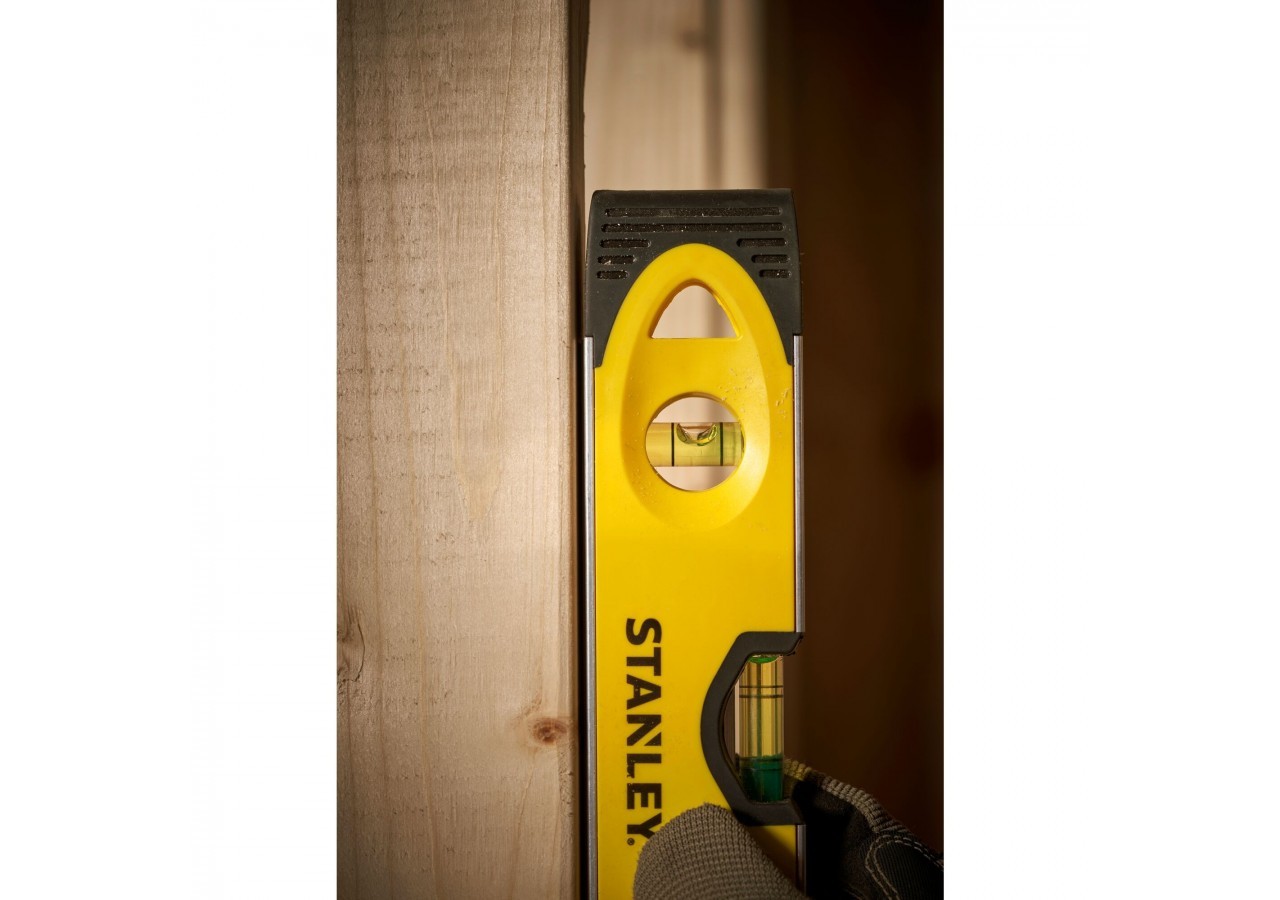 NIVEAU TORPEDO BIMATIERE MAGNETIQUE 25CM - 0-43-511 - Stanley
