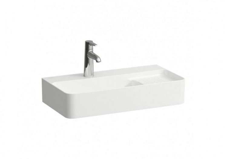 Lavabo 'compact' mural ou à poser Val Blanc LCC 600 x 310 x 115 mm - H8152854001041 - Laufen