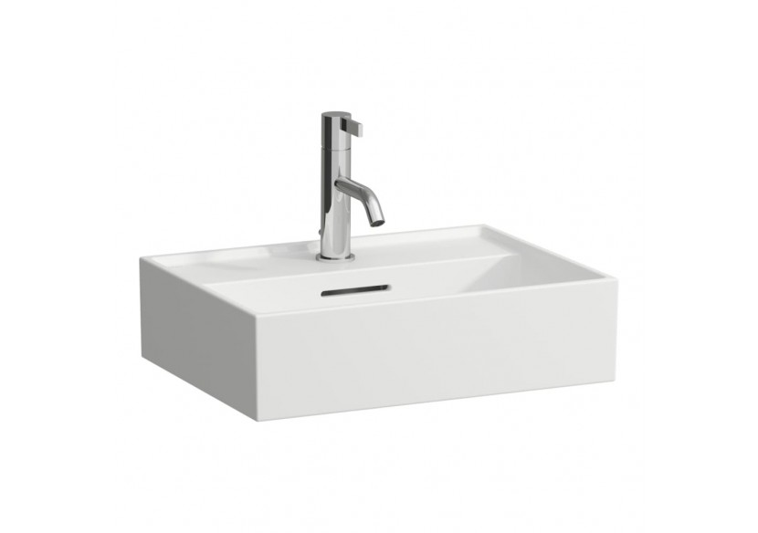 Lavabo mural ou à poser sur meuble Kartell Blanc mat 450 x 340 x 140 mm - H8153307571121 - Laufen
