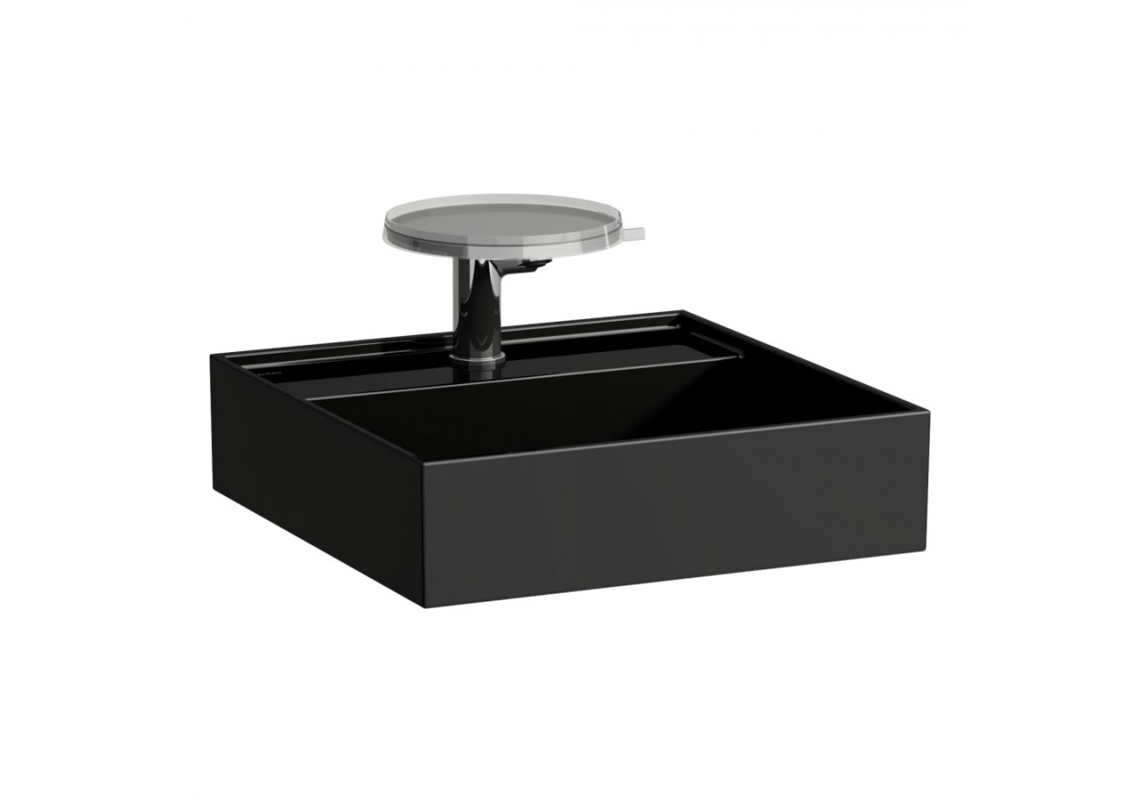 Lave-mains Kartell Noir brillant 460 x 460 x 150 mm - H8153310201121 - Laufen