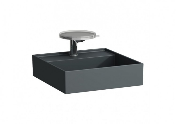 Lave-mains Kartell Graphite mat 460 x 460 x 150 mm - H8153317581111 - Laufen