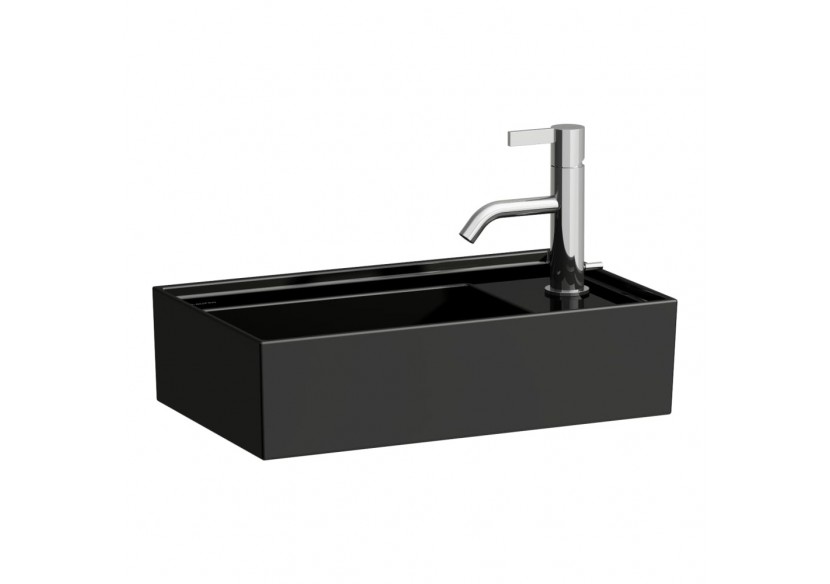 Lave-mains Kartell Noir brillant 460 x 280 x 150 mm - H8153340201121 - Laufen