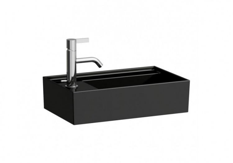 Lave-mains Kartell Noir brillant 460 x 280 x 150 mm - H8153350201111 - Laufen