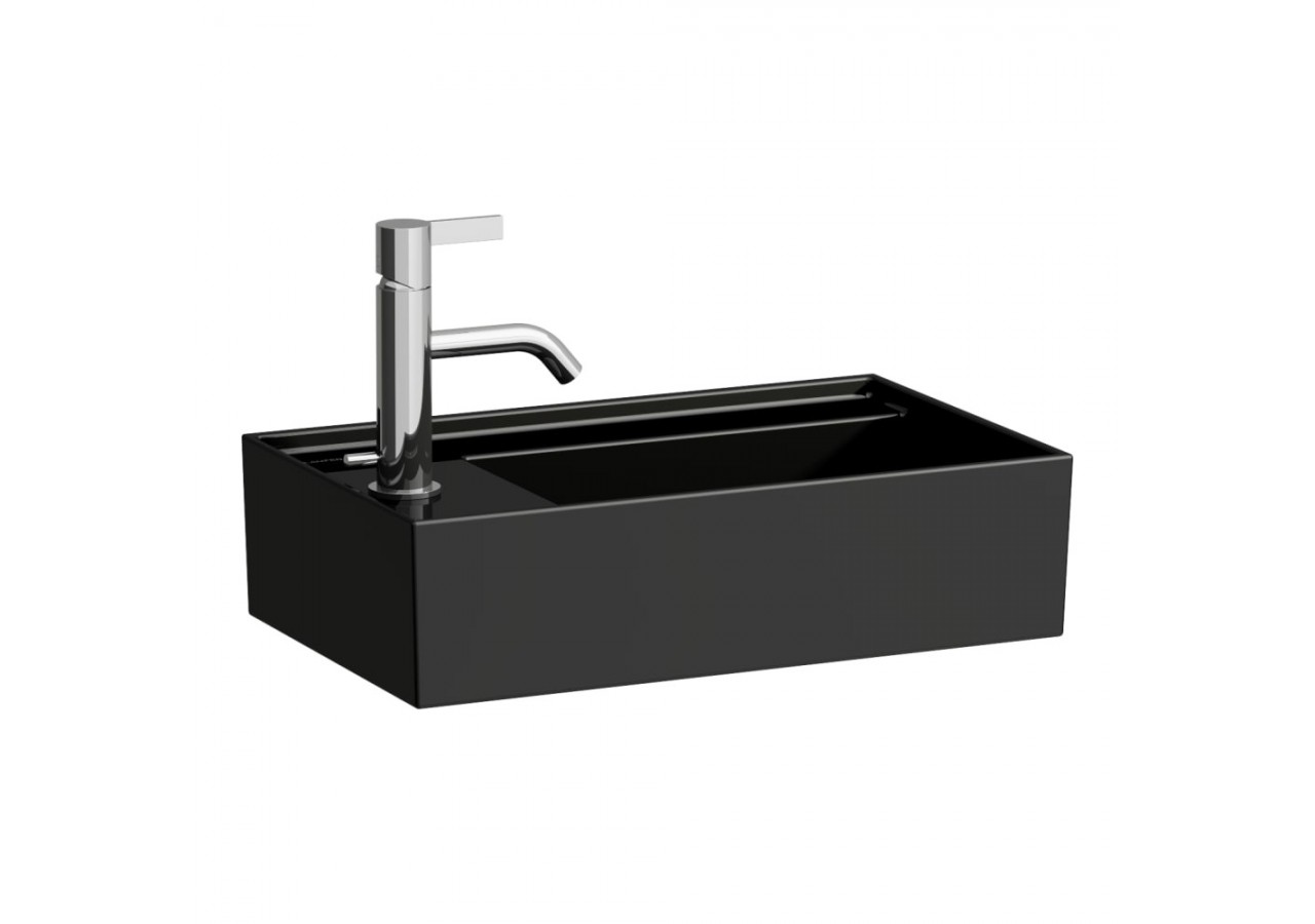 Lave-mains Kartell Noir brillant 460 x 280 x 150 mm - H8153350201121 - Laufen