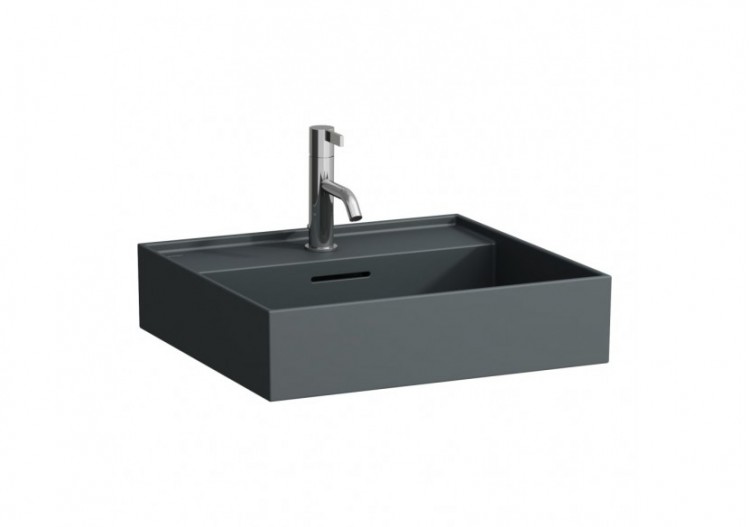 Lavabo à poser sur plan Kartell Graphite mat 500 x 460 x 145 mm - H8163327581041 - Laufen