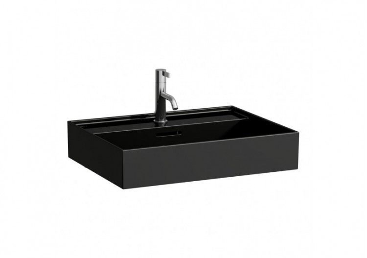 Lavabo à poser sur plan Kartell Noir brillant 600 x 460 x 145 mm - H8163330201091 - Laufen