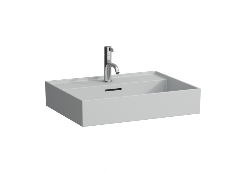 Lavabo à poser sur plan Kartell Gris mat 600 x 460 x 145 mm - H8163337591041 - Laufen