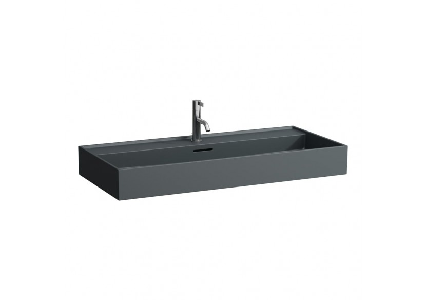 Lavabo à poser Kartell Graphite mat 1000 x 460 x 120 mm - H8163377581071 - Laufen