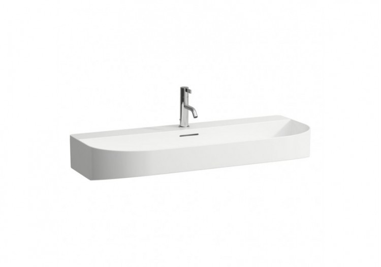 Lavabo à poser Sonar Blanc LCC 1000 x 420 x 145 mm - H8163474001121 - Laufen