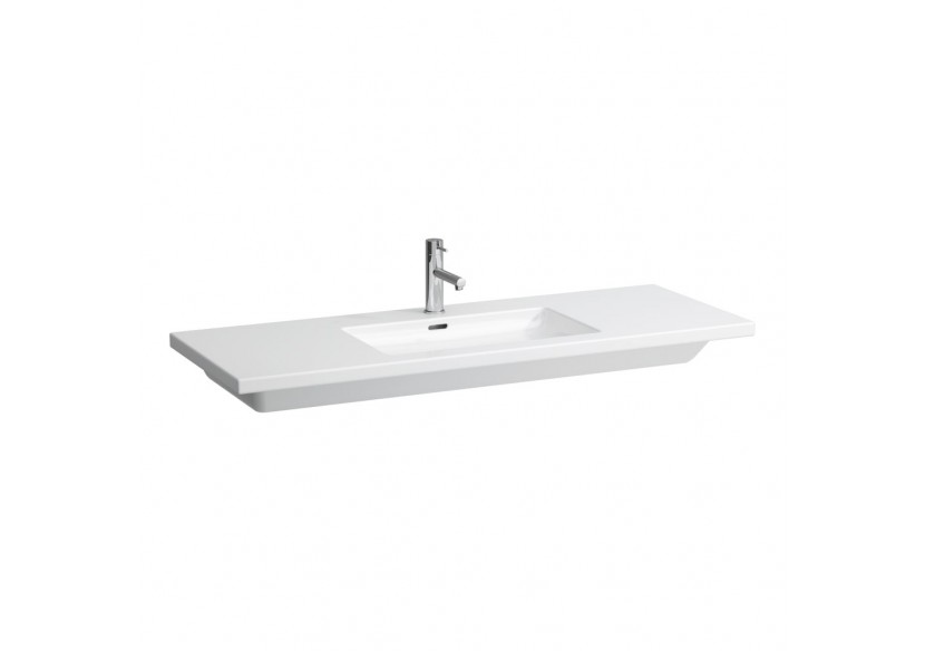 Lavabo recoupable jusqu’à 650 mm Living Blanc 1300 x 480 x 110 mm - H8164350001081 - Laufen