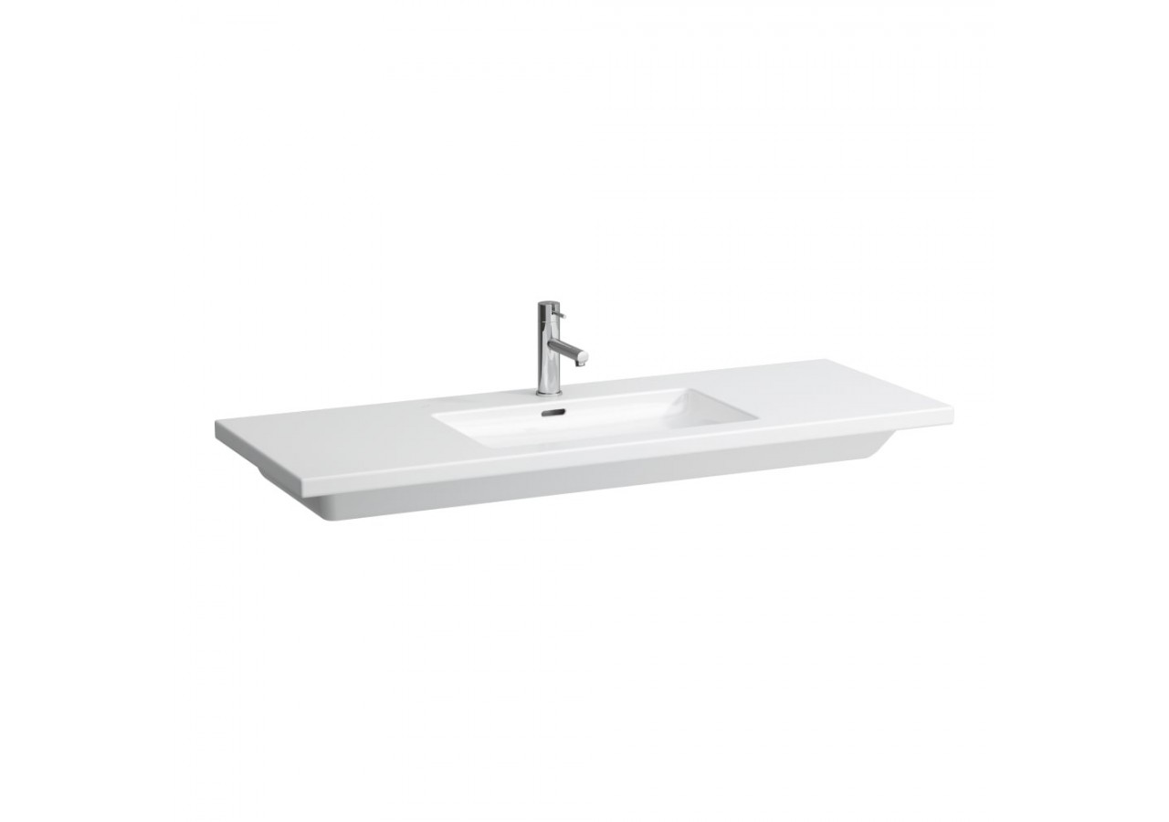Lavabo recoupable jusqu’à 650 mm Laufen pro Blanc 1300 x 480 x 110 mm - H8164350001091 - Laufen