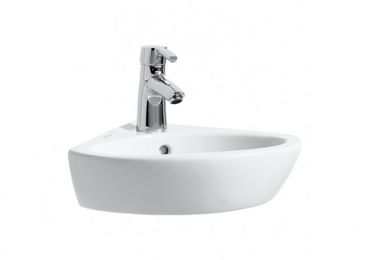 Lave-mains d’angle Laufen pro Blanc 440 x 380 x 170 mm - H8169580001041 - Laufen