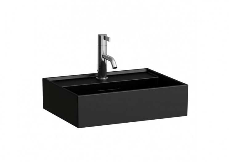 Lavabo à poser sur plan Kartell Noir mat 450 x 340 x 120 mm - H8183307161121 - Laufen
