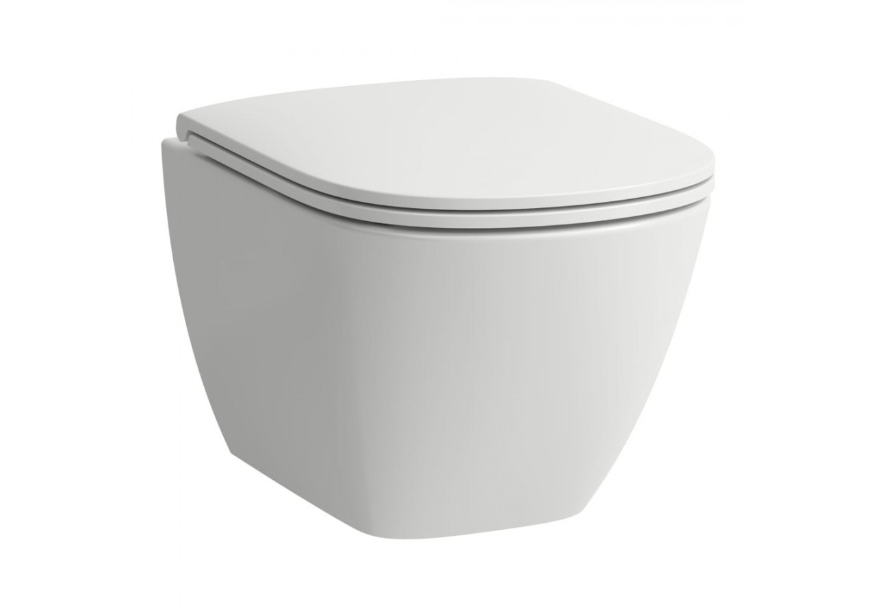Cuvette suspendue 'compact' sans bride Lua Blanc 490 x 360 x 345 mm - H8200830000001 - Laufen