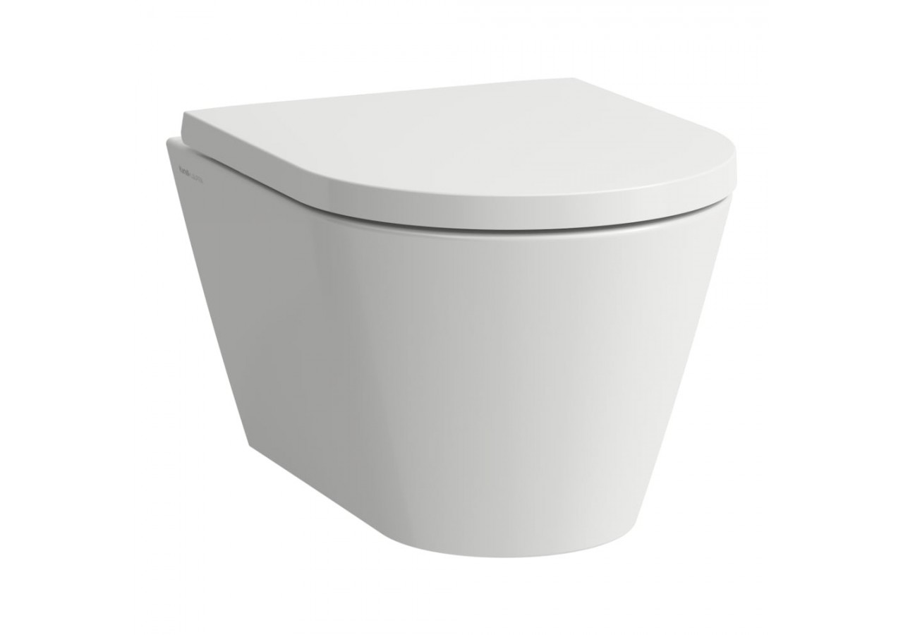 Cuvette suspendue compacte sans bride Kartell Blanc mat 490 x 370 x 355 mm - H8203337570001 - Laufen