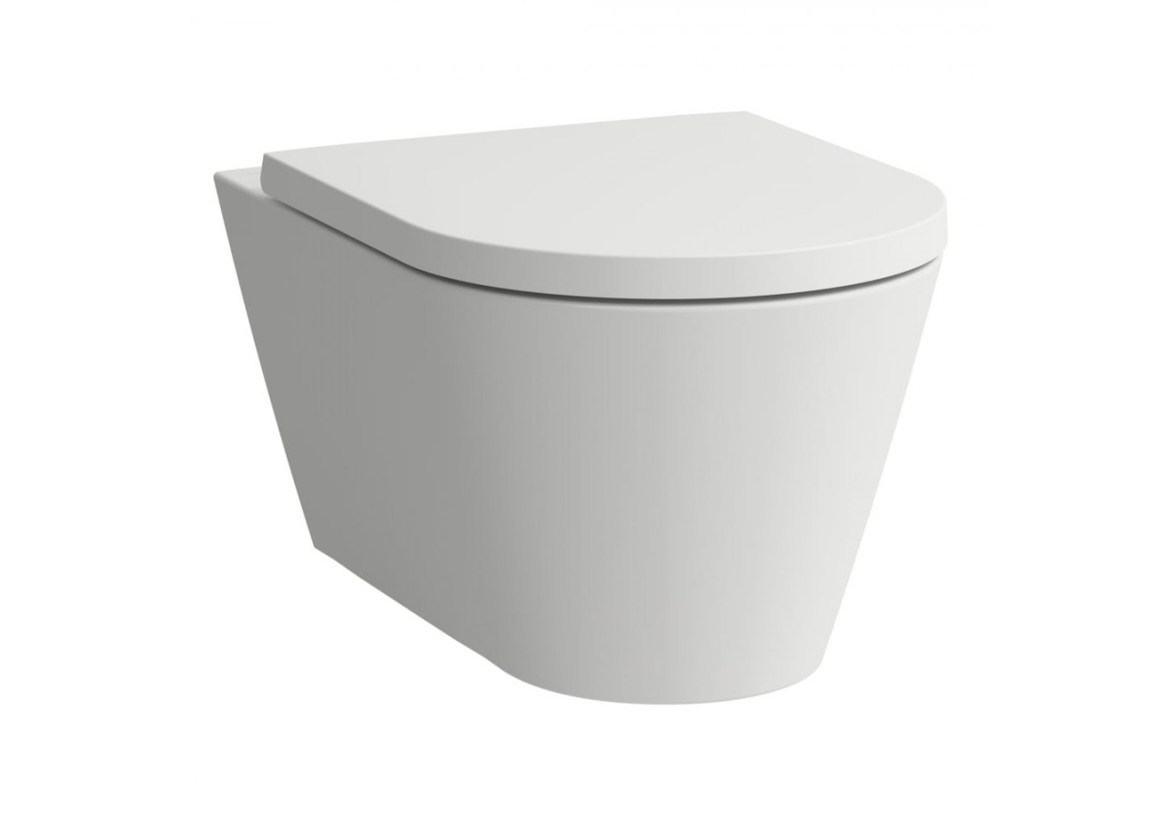 Cuvette suspendue sans bride Kartell Blanc mat 545 x 370 x 355 mm - H8203377570001 - Laufen