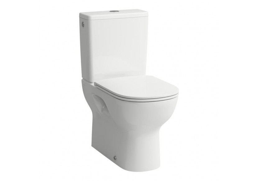 Cuvette WC au sol sans bride Lua Blanc LCC 650 x 360 x 420 mm - H8240814000001 - Laufen
