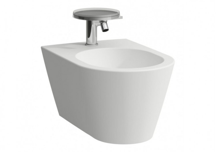 Bidet suspendu Kartell Blanc mat 545 x 370 x 290 mm - H8303317573021 - Laufen
