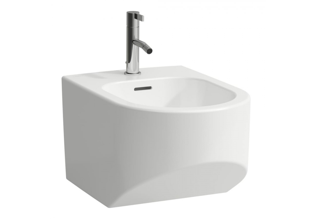 Bidet suspendu Sonar Blanc mat 540 x 370 x 300 mm - H8303417573021 - Laufen