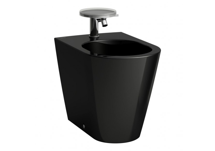 Bidet au sol Kartell Noir brillant 560 x 370 x 430 mm - H8323310203021 - Laufen