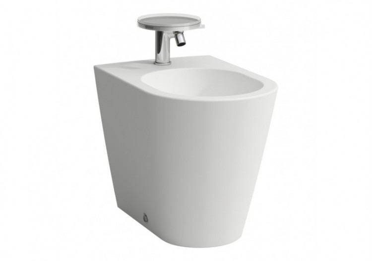 Bidet au sol Kartell Blanc mat 560 x 370 x 430 mm - H8323317573021 - Laufen