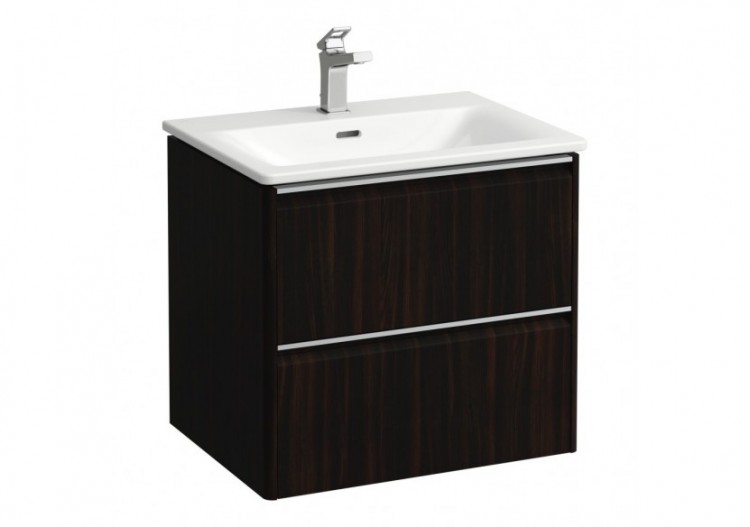 Pack lavabo avec meuble 2 tiroirs Palace Orme foncé 600 x 450 x 545 mm - H8607022631041 - Laufen