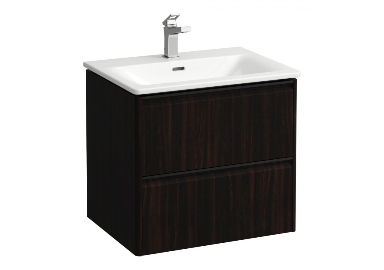 Pack lavabo avec meuble 2 tiroirs Palace Orme foncé 600 x 450 x 545 mm - H8617022631041 - Laufen