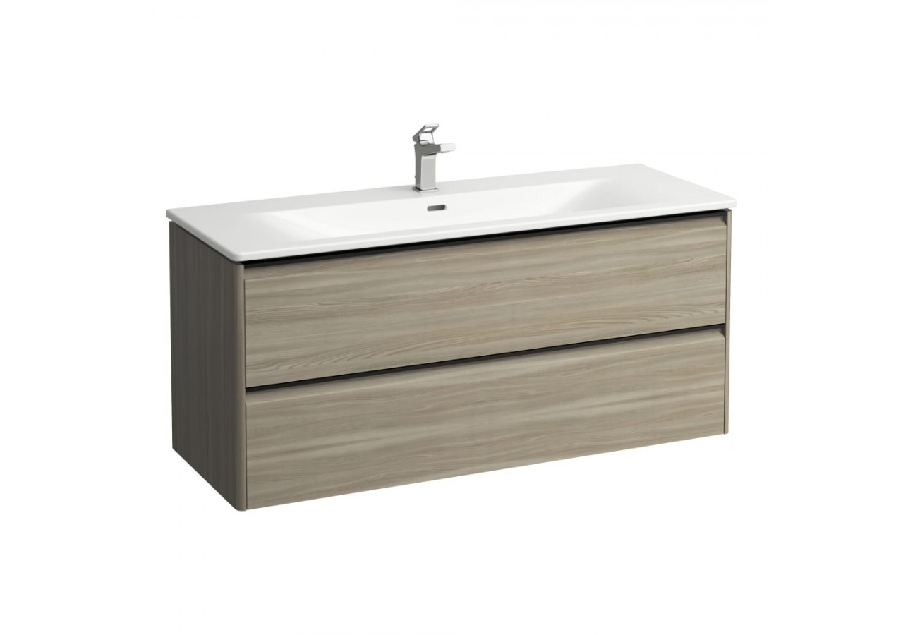 Pack lavabo avec meuble 2 tiroirs Palace Orme clair 1200 x 450 x 545 mm - H8617092621041 - Laufen