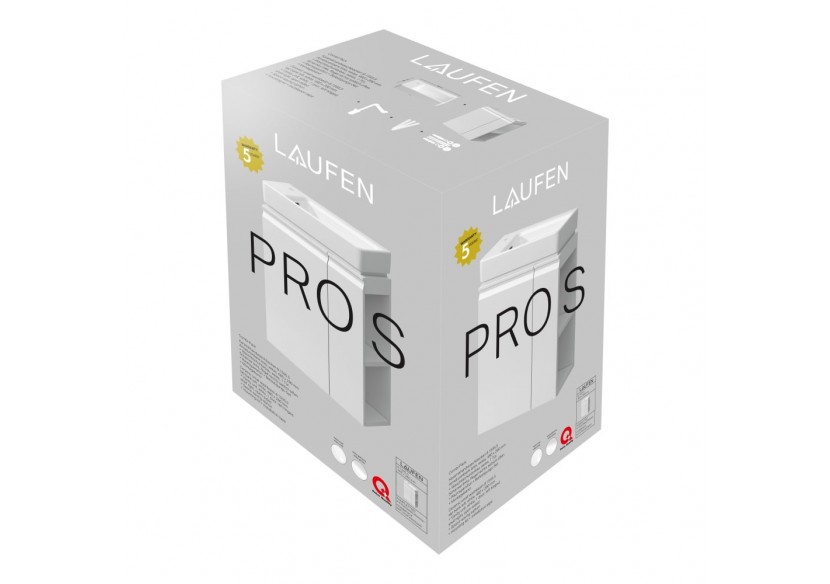 Pack lave-mains Laufen pro s Blanc brillant 480 x 280 x 690 mm - H8629654751041 - Laufen