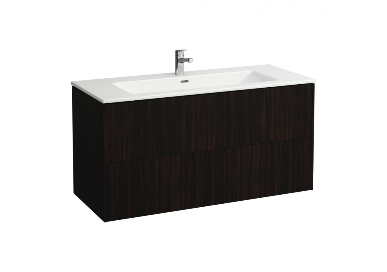 Pack lavabo et meuble sous-lavabo 'Base' avec 2 tiroirs Laufen pro s Orme foncé 1200 x 500 x 610 mm - H8649632631041 - Laufen
