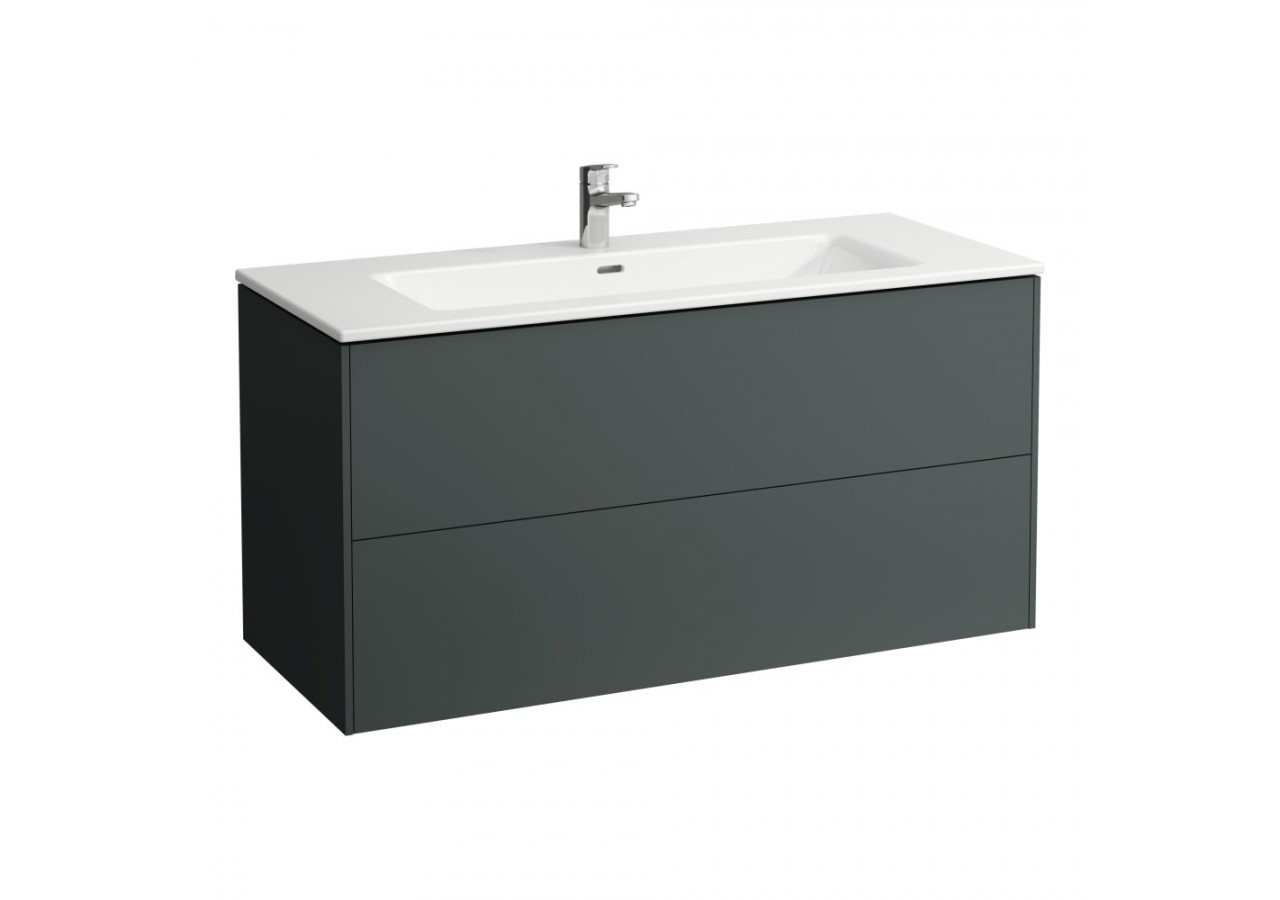 Pack lavabo et meuble sous-lavabo 'Base' Laufen pro s Gris signalisation 1200 x 500 x 610 mm - H8649632661041 - Laufen