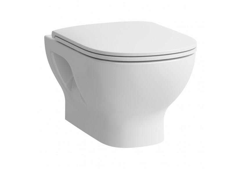 Pack Wc suspendu sans bride Lua Blanc 520 x 360 x 345 mm - H8660810000001 - Laufen