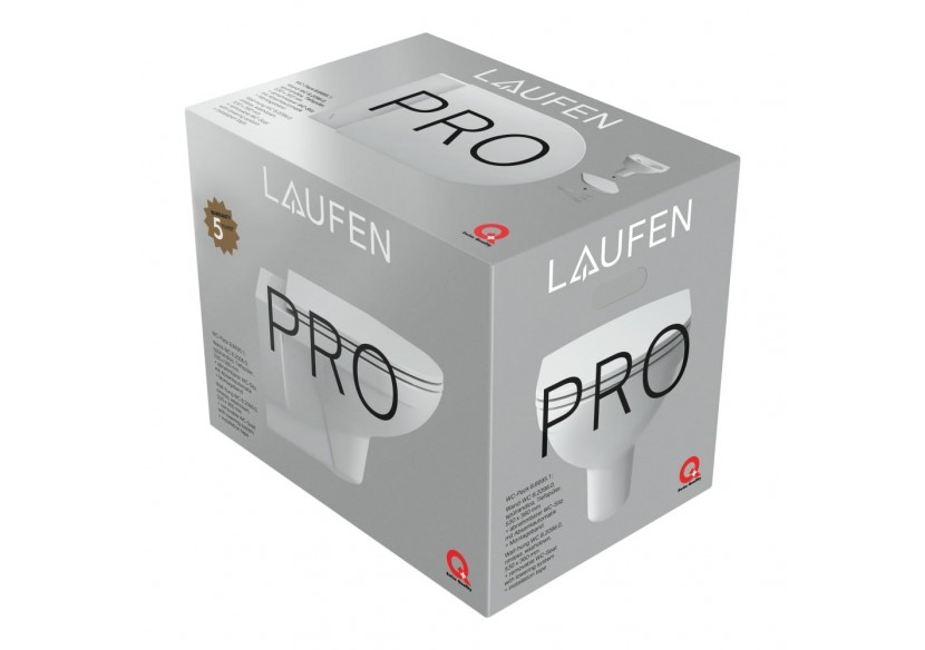 Pack Wc suspendu sans bride Laufen pro Blanc 530 x 360 x 345 mm - H8669510000001 - Laufen