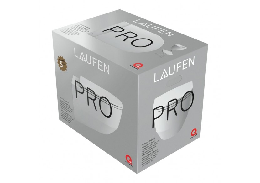 Pack Wc suspendu sans bride Laufen pro Blanc 530 x 360 x 345 mm - H8669530000001 - Laufen