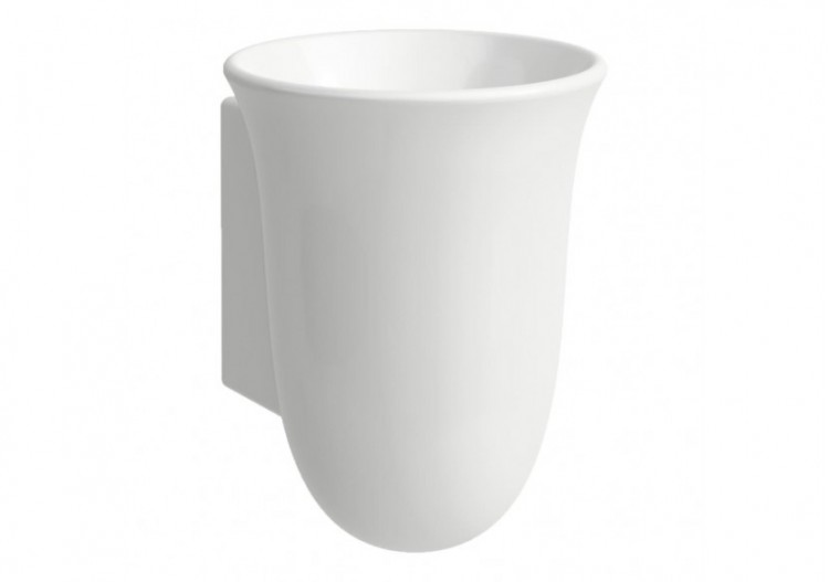 Porte-brosse à dent mural en céramique New Classic Blanc - H8738540000001 - Laufen