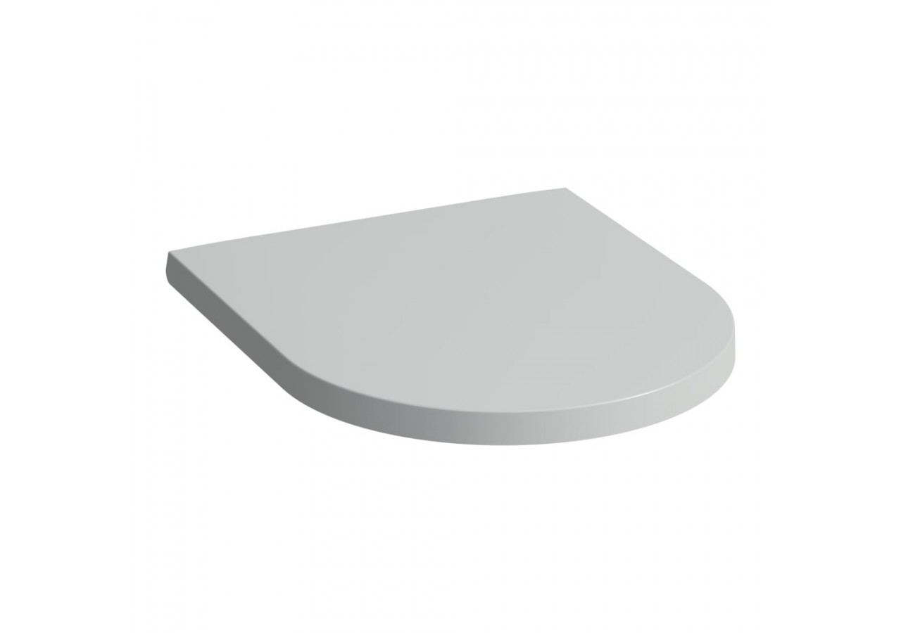 Abattant WC Kartell Gris mat 445 x 375 x 35 mm - H8913327590001 - Laufen