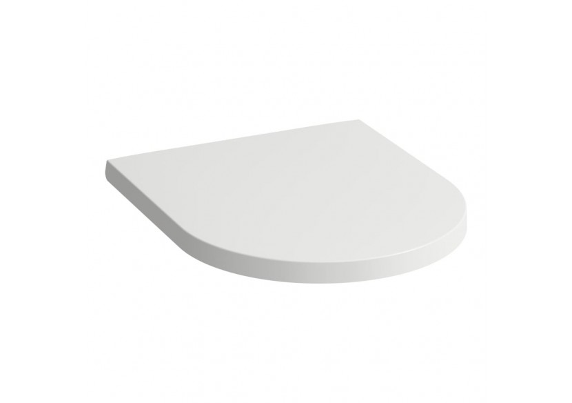 Abattant WC Kartell Blanc mat 445 x 375 x 35 mm - H8913337570001 - Laufen