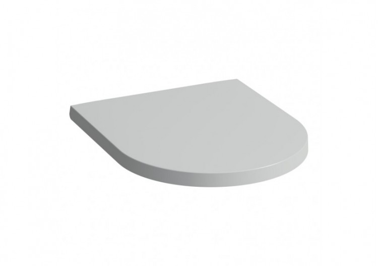 Abattant WC Kartell Gris mat 445 x 375 x 35 mm - H8913337590001 - Laufen