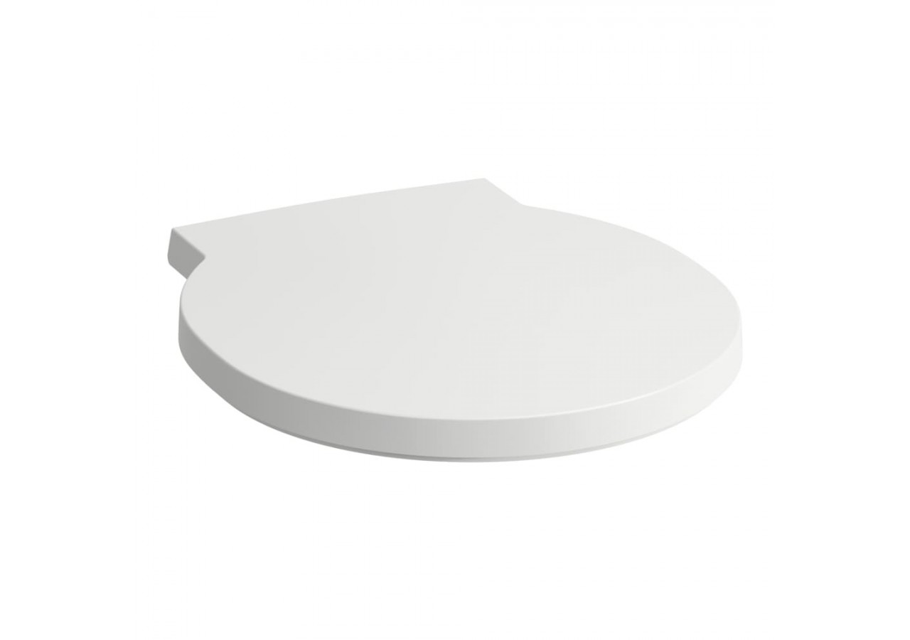 Abattant WC Val Blanc mat 450 x 395 x 50 mm - H8942817570001 - Laufen