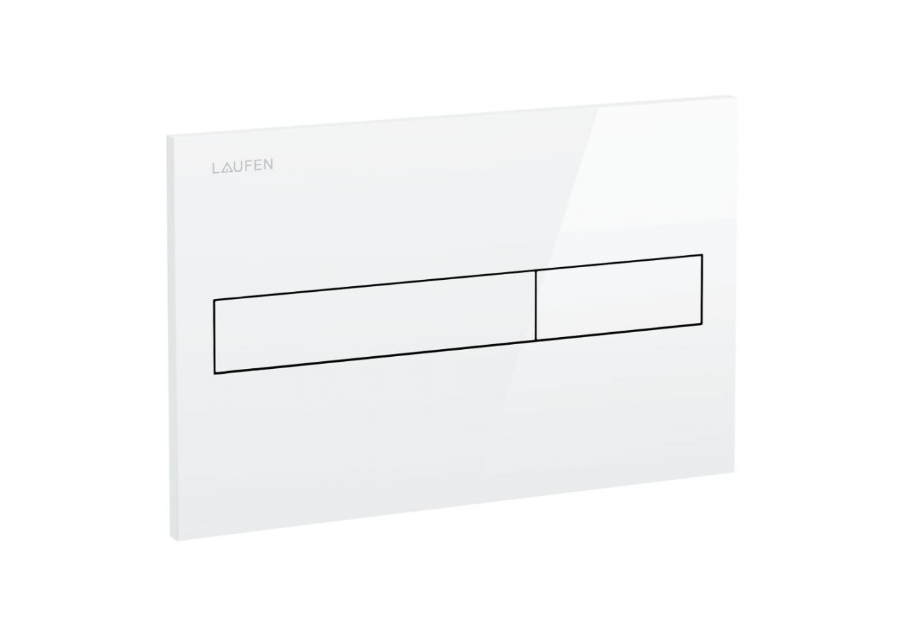 Plaques de commande Lis Blanc 250 x 10 x 160 mm - H8956610000001 - Laufen
