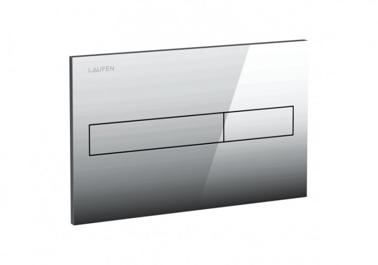 Plaques de commande Lis Chromé 250 x 10 x 160 mm - H8956610040001 - Laufen