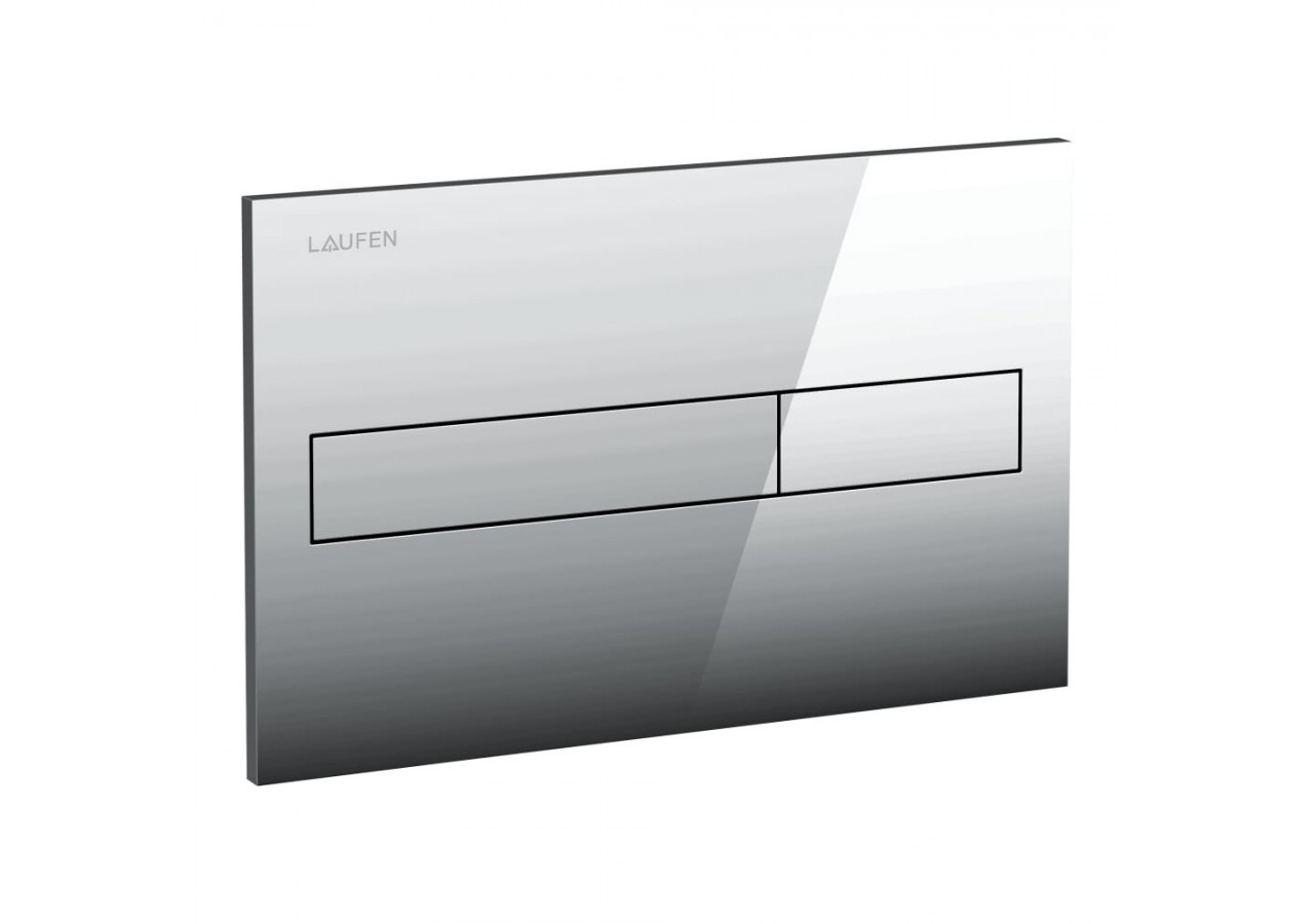 Plaques de commande Lis Chromé 250 x 10 x 160 mm - H8956610040001 - Laufen