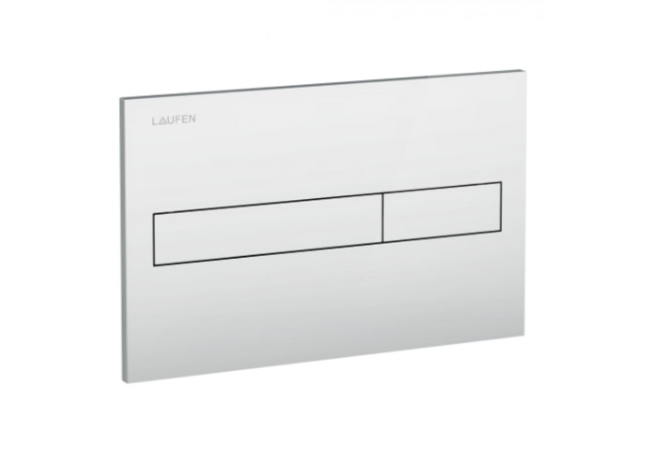 Plaques de commande Lis Chromé satiné 250 x 10 x 160 mm - H8956610070001 - Laufen