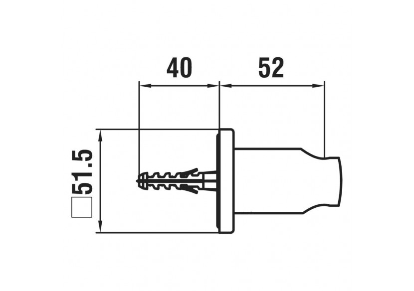 Support pour douchette City - HF504774100000 - Laufen