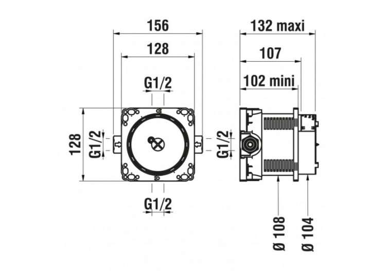 Corps encastrés Divers - HF574007000000 - Laufen 2