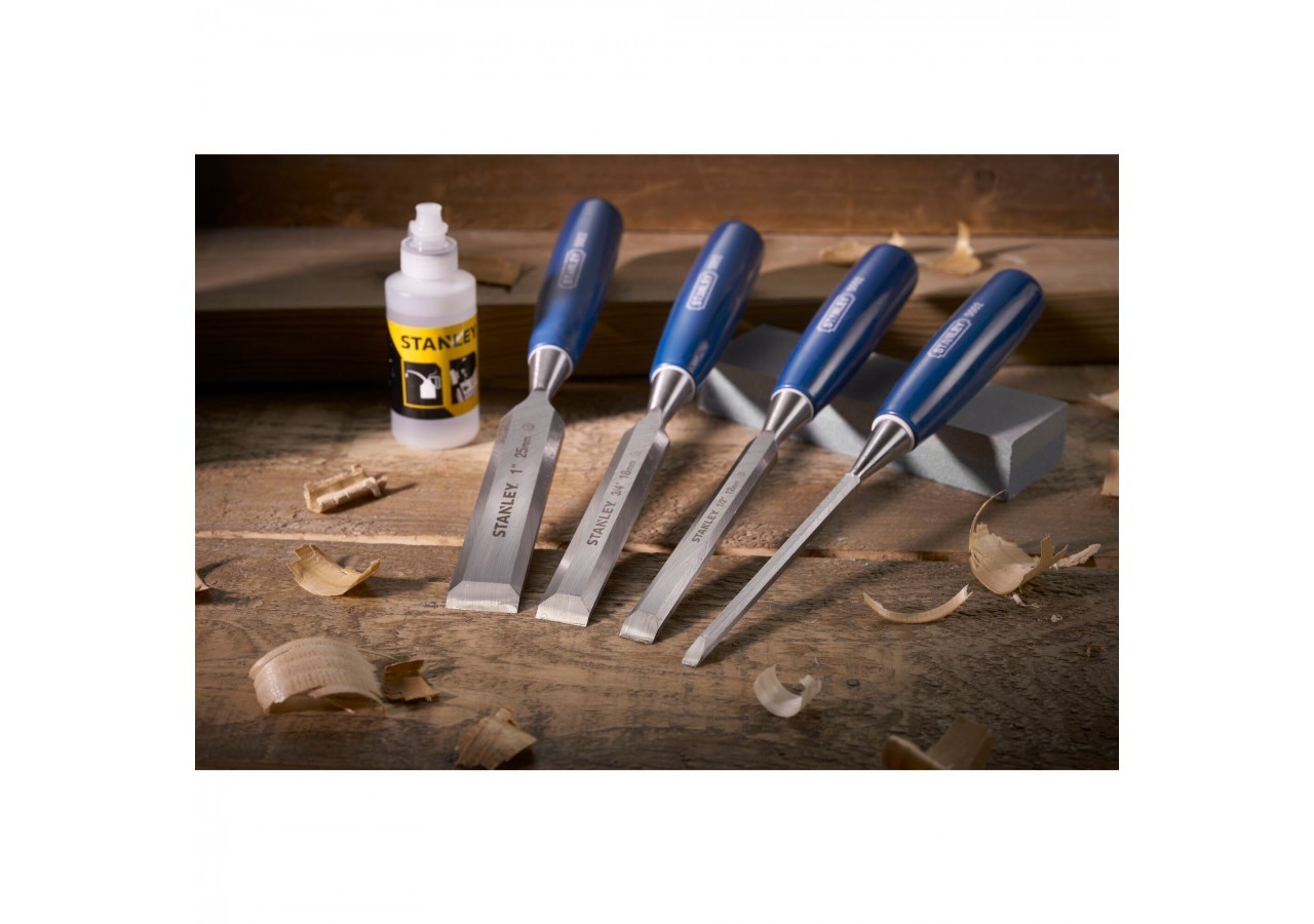 CISEAU A BOIS ABS - JEU DE 4PCS - 0-16-130 - Stanley