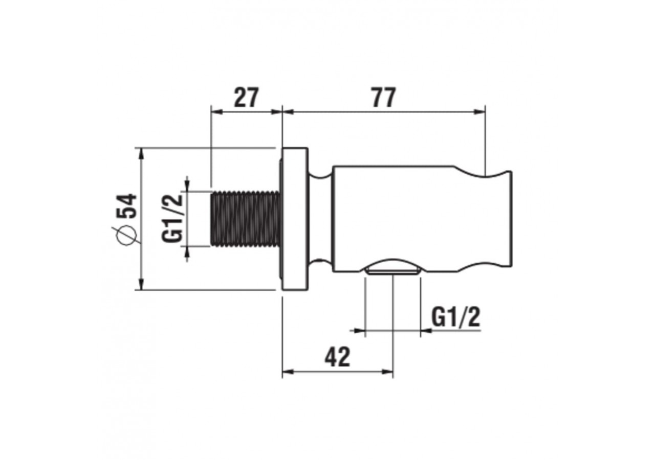 Support pour douchette New Classic - HF900549100000 - Laufen